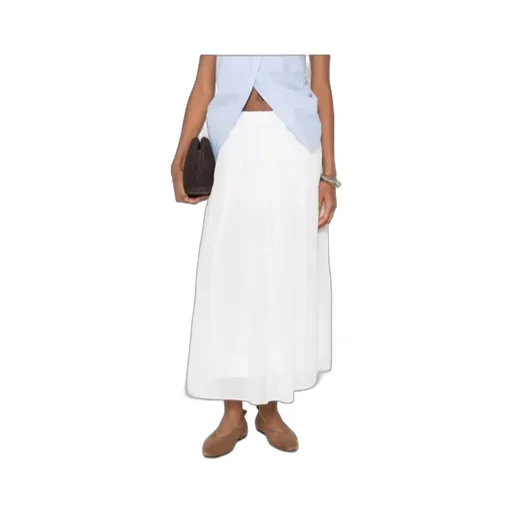 Brunello Cucinelli Elastic Waistband Layer Skirt