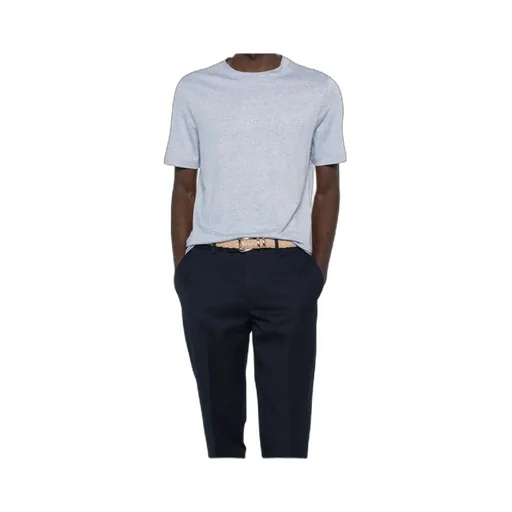 Straight Hem Cotton T-Shirt