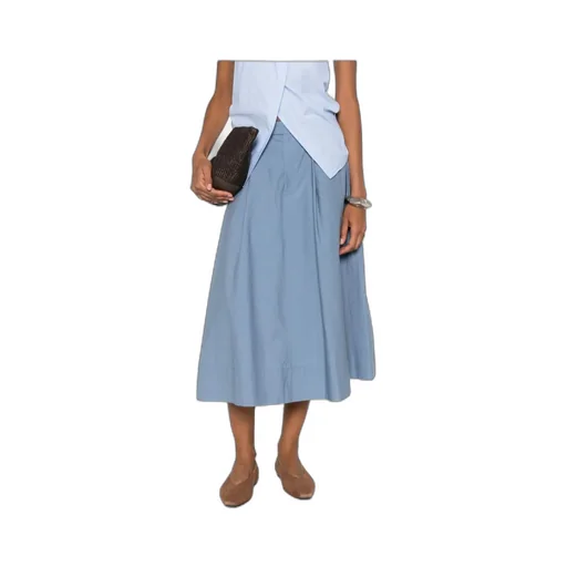 Pleated Cotton Skirt