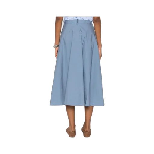 Pleated Cotton Skirt