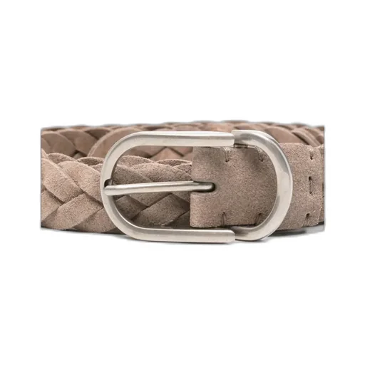 Brunello Cucinelli Braid Detailed Buckled Belt