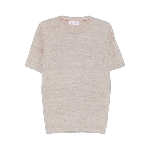 Short-Sleeve Knitted T-Shirt