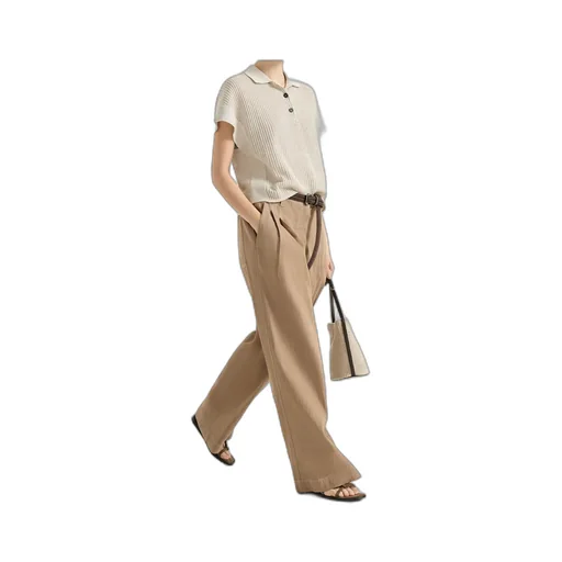 Monili-Detail Trousers