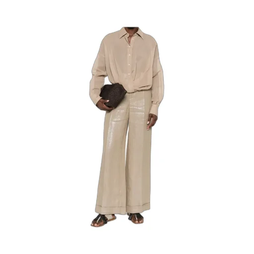 Brunello Cucinelli Long-Sleeved Taffeta Shirt