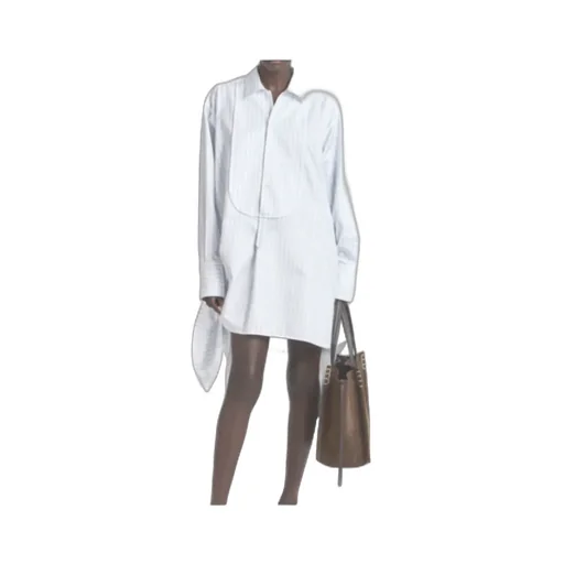 Jw Anderson Knotted Detail Shirt Dress