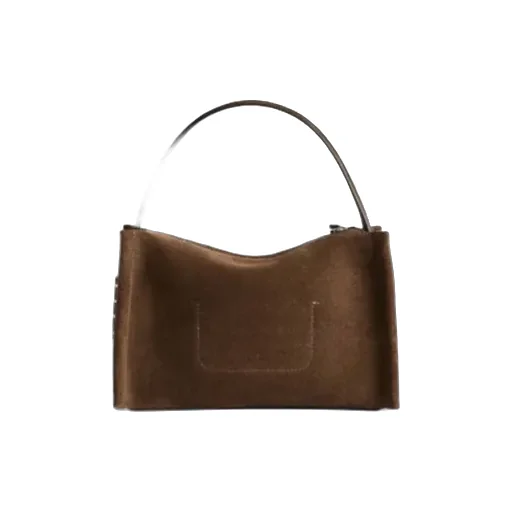 Small Loafer Bag In Brown Suede
