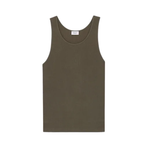 Cassandre Tank Top In Ribbed Cotton Jersey