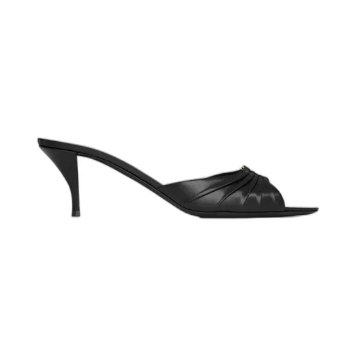 Saint Laurent Babylone Logo Plaque Mules