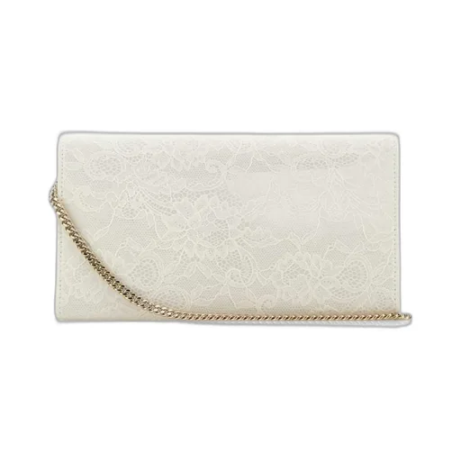 Jimmy Choo Emmie Lace Chain Linked Clutch Bag