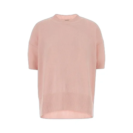 Jil Sander Short-Sleeved Knitted Top