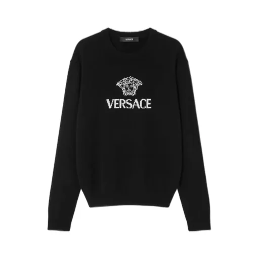 Versace Intarsia Knitted Jumper