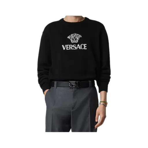 Versace Intarsia Knitted Jumper