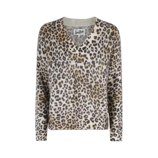 Long-Sleeved V-Neck Sweater