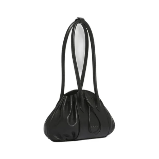 Marni Tulipea Logo Stamped Shoulder Bag