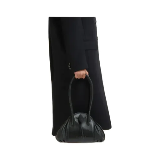 Marni Tulipea Logo Stamped Shoulder Bag