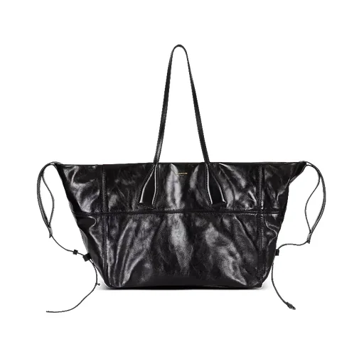 Track Zips Calfskin Tote Bag