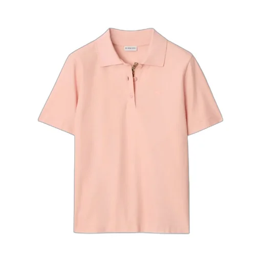 Burberry Ekd Embroidered Short Sleeved Polo Shirt
