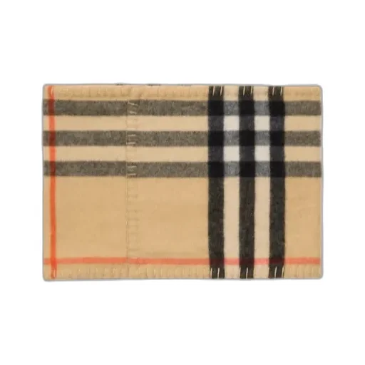 Burberry Checked Stitched-Edge Snood