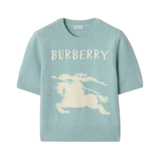 Burberry Ekd Jacquard Short Sleeved Jumper