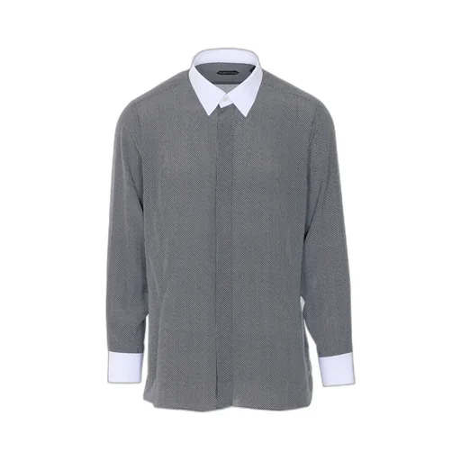 Tom Ford Long-Sleeved Curved Hem Shirt