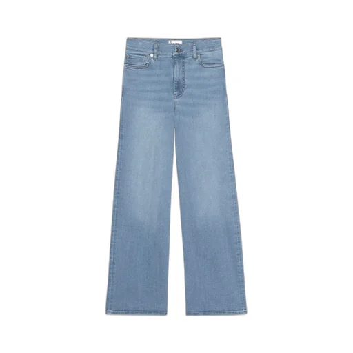 Wide-Leg Denim Jeans