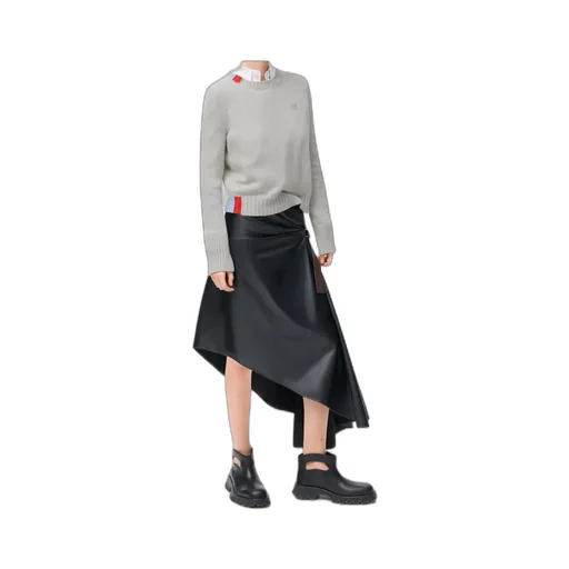 Loewe Anagram Embroidered Knitted Pullover