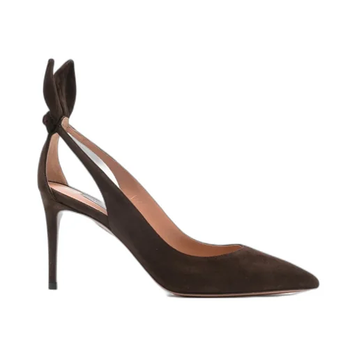 Bow-Detail Heeled Pumps