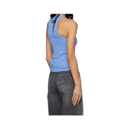Blue Moon Logo Ribbed Jersey Tank Top