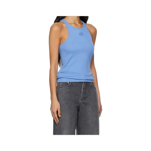 Blue Moon Logo Ribbed Jersey Tank Top