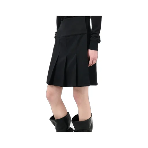 Girdle Pleated Mini Skirt