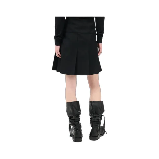Girdle Pleated Mini Skirt
