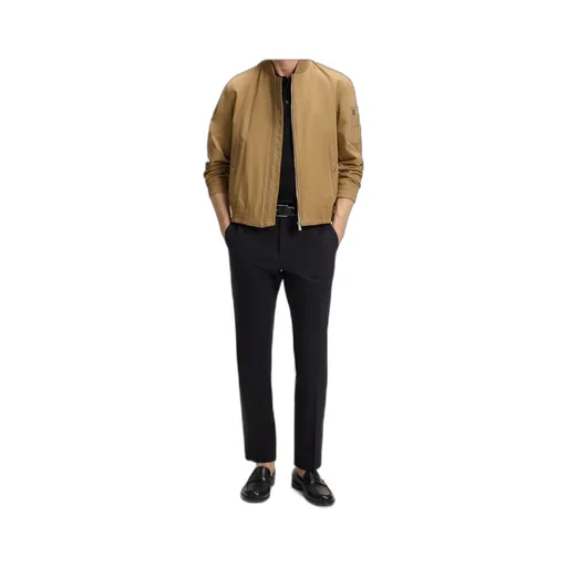 Embroidered-Logo Bomber Jacket