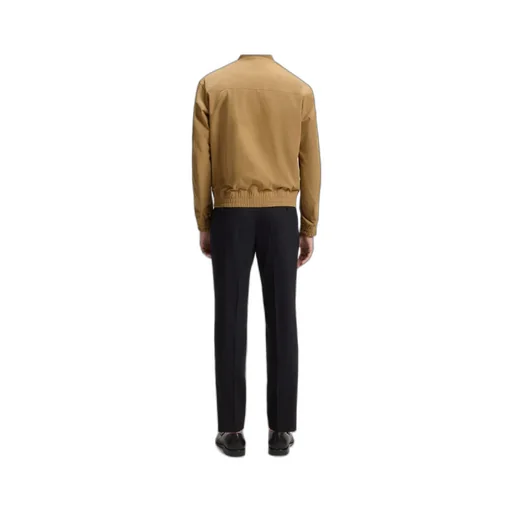Embroidered-Logo Bomber Jacket