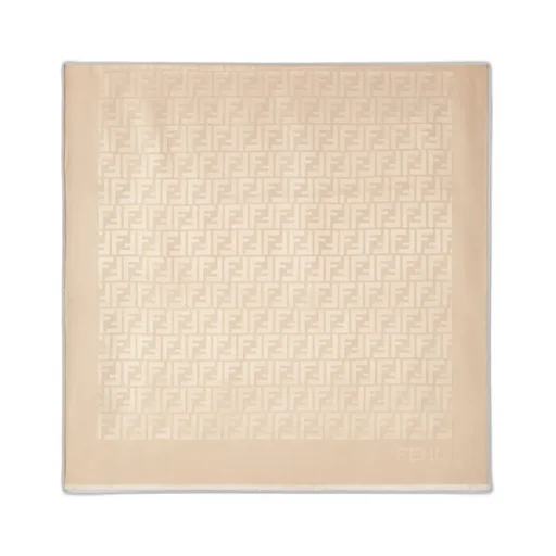 Fendi Ff Printed Finished-Edge Scarf