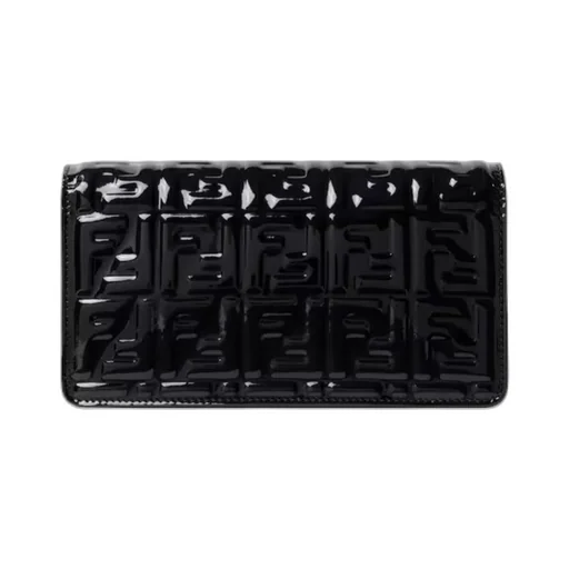 Fendi Baguette Ff Embossed Chained Wallet