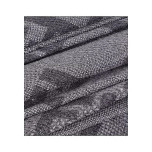 Fendi Ff Jacquard Fringed-Edge Scarf