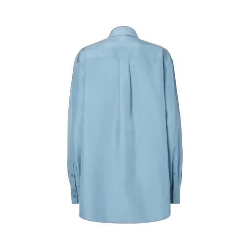Fendi Long-Sleeved Oversized Poplin Shirt