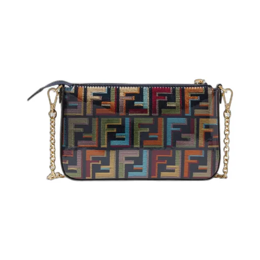 Fendi Baguette Ff Printed Pouch