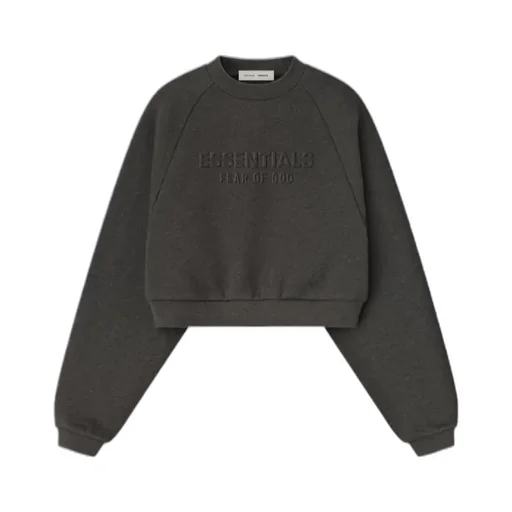 Fear Of God Essentials Embossed 90S Raglan Crewneck Sweatshirt