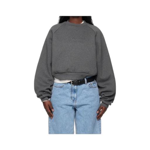 Fear Of God Essentials Embossed 90S Raglan Crewneck Sweatshirt