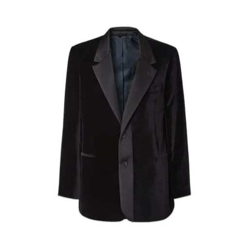 Fendi Single Breasted Velvet Blazer