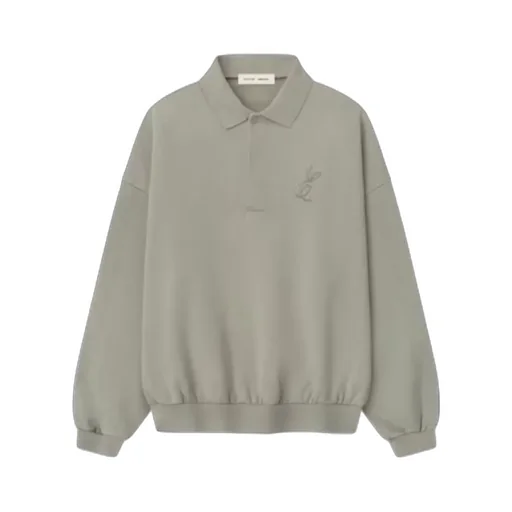 Fear Of God Essentials Logo Polo Sweatshirt