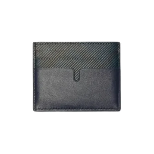 Burberry Logo Debossed Checked Card Holder