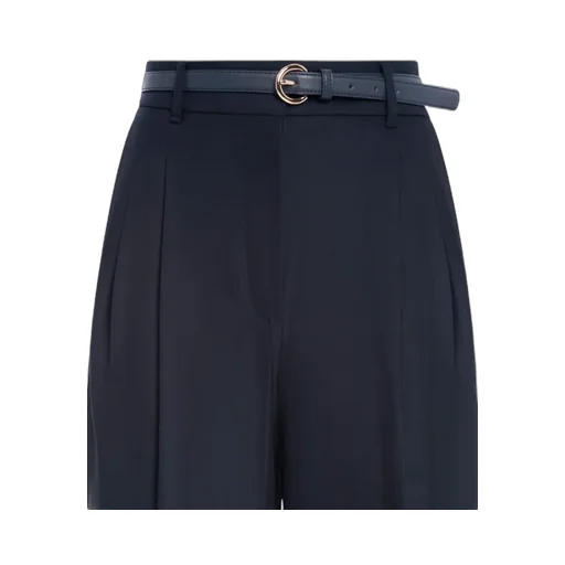 Max Mara Studio Entrata Belted Pleated Trousers