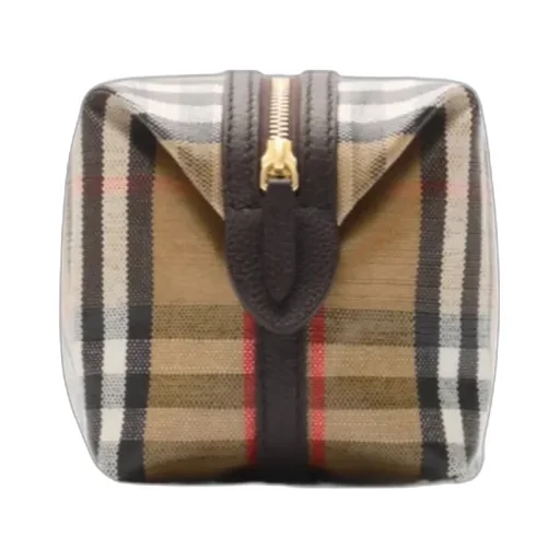 Burberry Highlands Checked Wash Bag