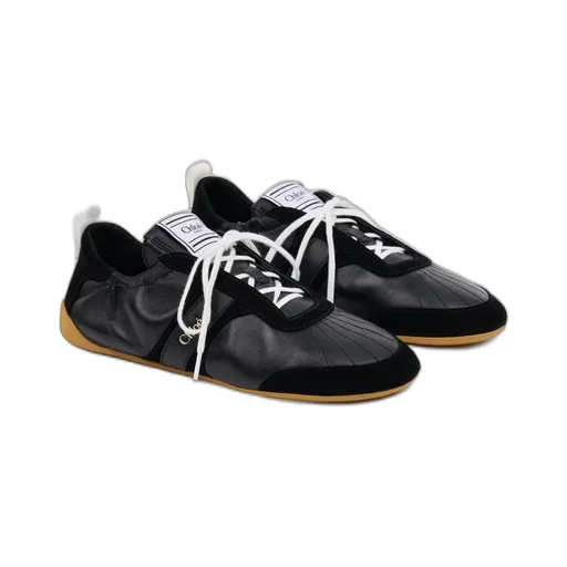 Chloé Kick Logo Detailed Low-Top Sneakers