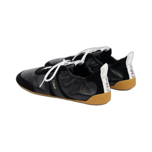 Chloé Kick Logo Detailed Low-Top Sneakers