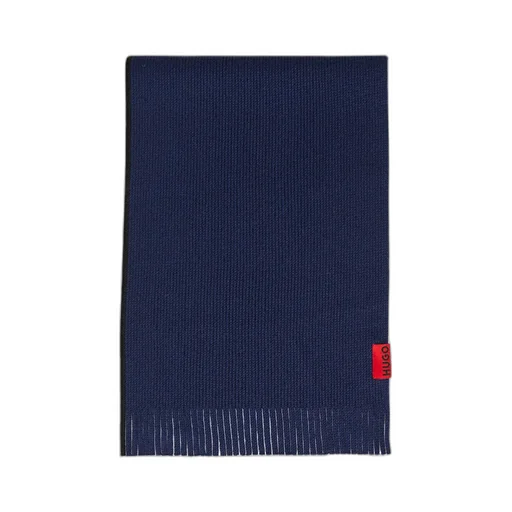 Logo-Detail Fringed Beanie Set