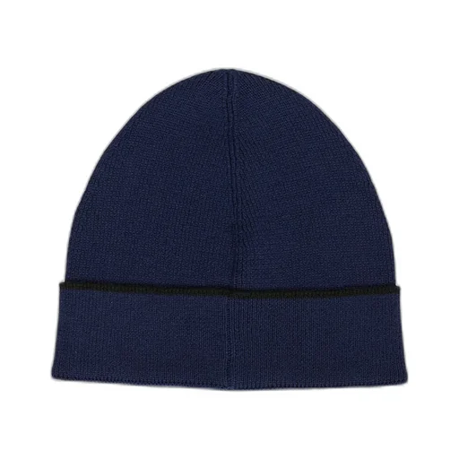 Logo-Detail Fringed Beanie Set