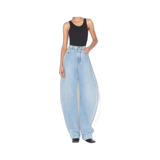 AlaÏA Round Denim Pants